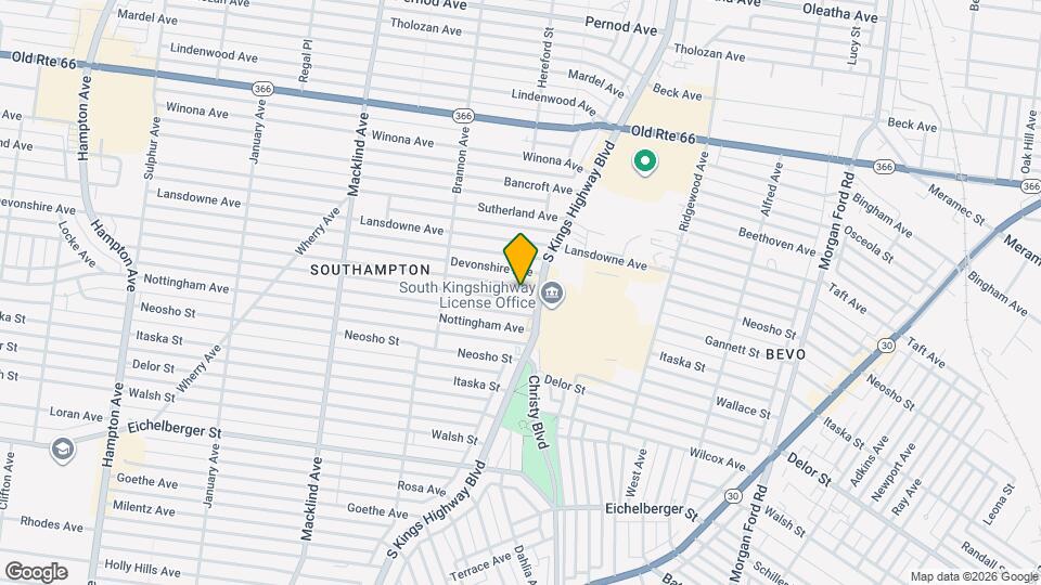 4919 Murdoch Ave Map and Location Details