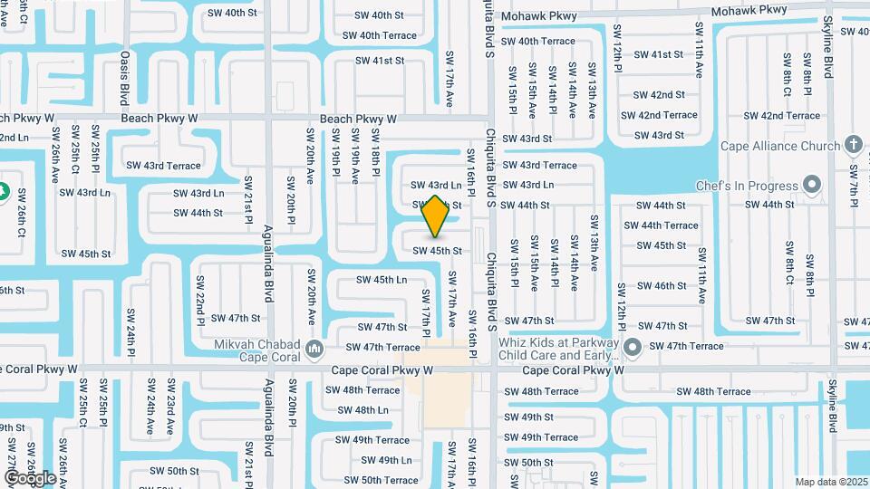 1711 SW 45th St Mapa y Detalles de la Ubicación