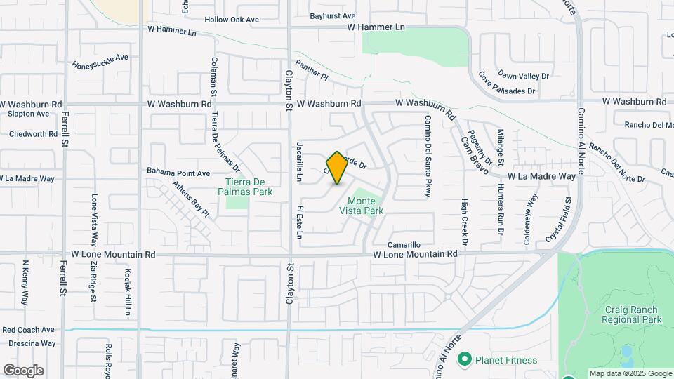 1835 Monte Alban Dr Map and Location Details