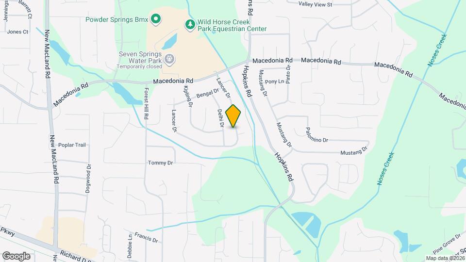 3202 Lancer Dr Mapa y Detalles de la Ubicación