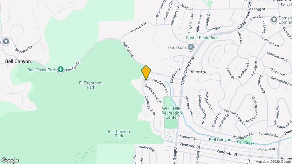 7156 Castle Peak Dr Map and Location Details