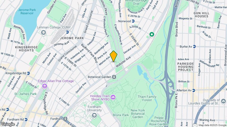 390 E Mosholu Pky S Map and Location Details