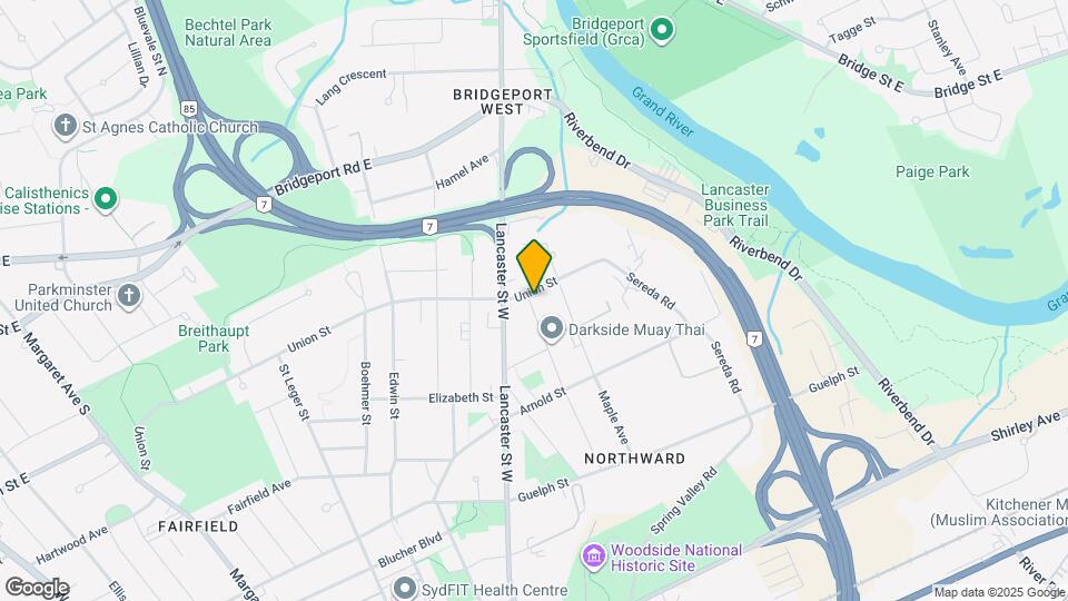 1155 Union St Map and Location Details