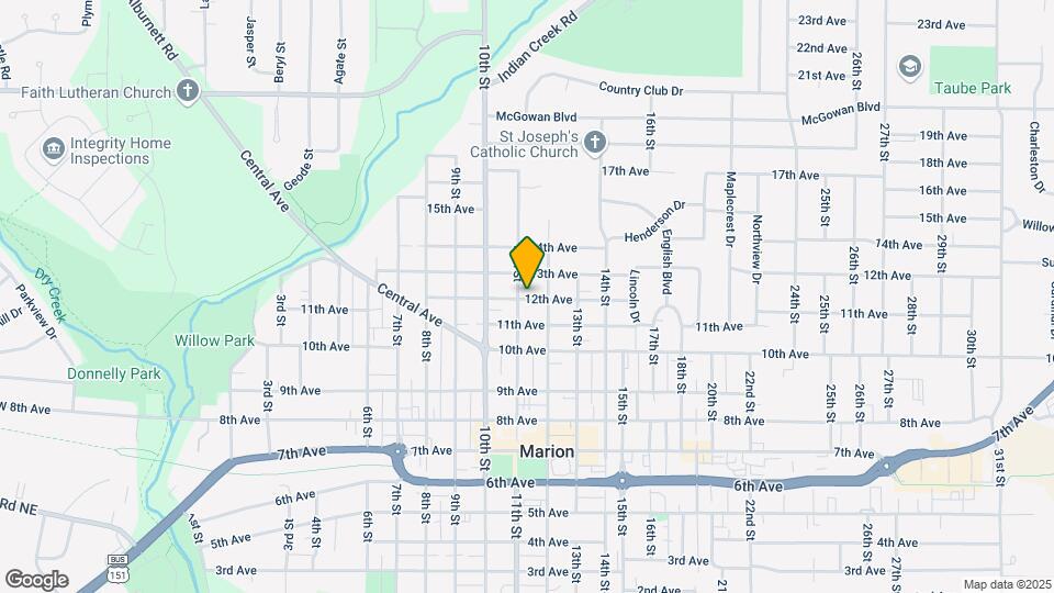 1213 11th St Mapa y Detalles de la Ubicación