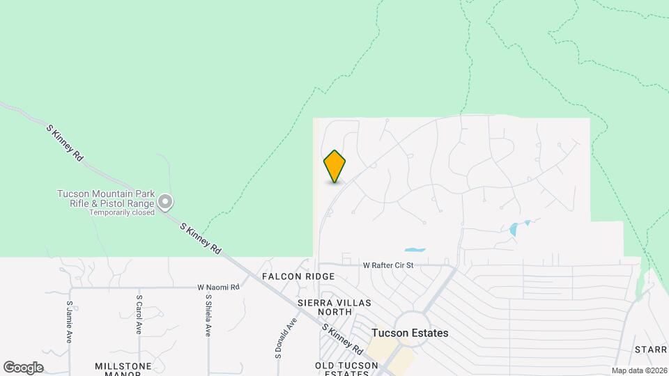 6124 W Tucson Estates Pkwy Map and Location Details