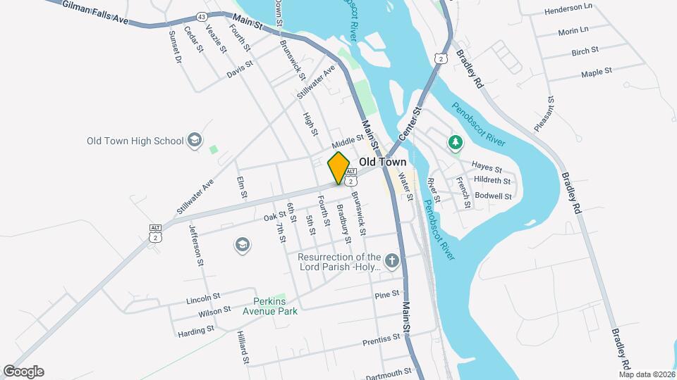 186 Center St, Unit 3 Map and Location Details