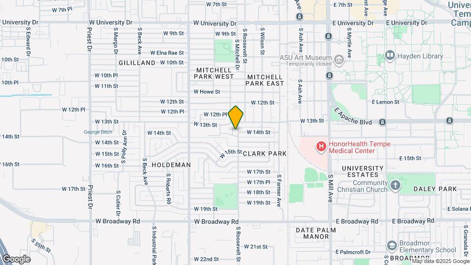 1329 S Mitchell Dr Mapa y Detalles de la Ubicación