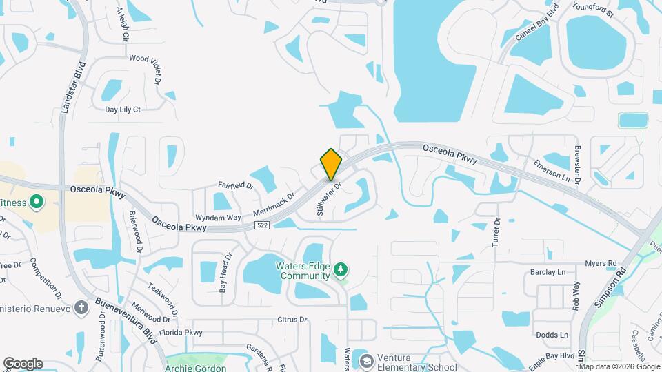 2970 Stillwater Dr Mapa y Detalles de la Ubicación