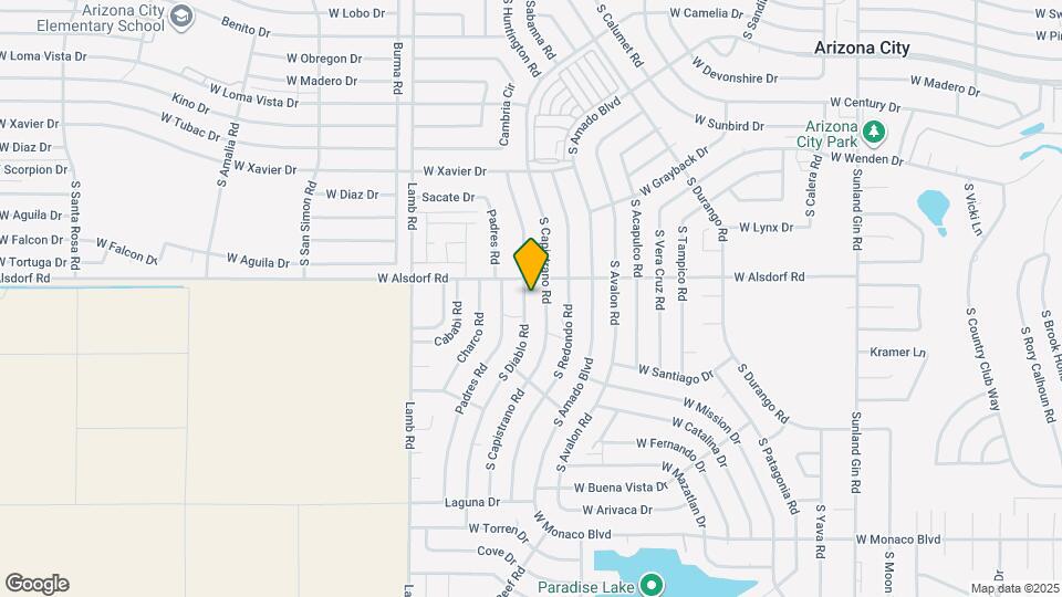 14555 S Diablo Rd Mapa y Detalles de la Ubicación