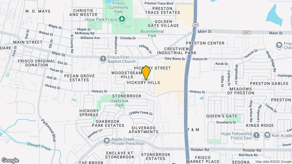 8598 Hawthorne St Map and Location Details