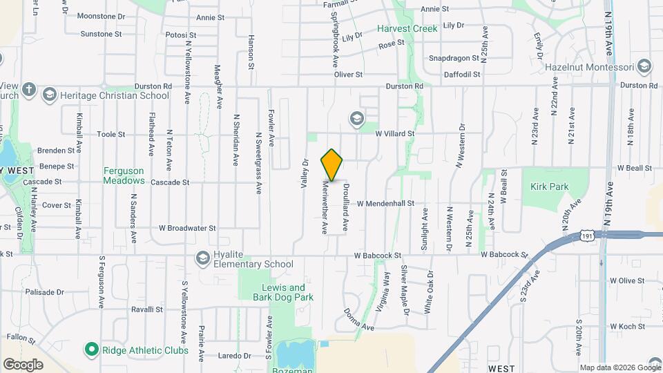 164 Meriwether Ave Map and Location Details