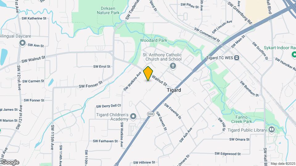 12802 SW King Ct Map and Location Details