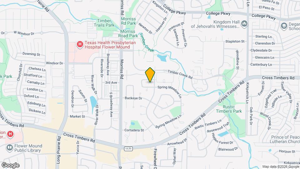 1908 Pin Oak Dr Map and Location Details