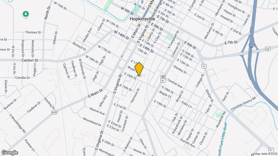 404 E 18th St Map and Location Details