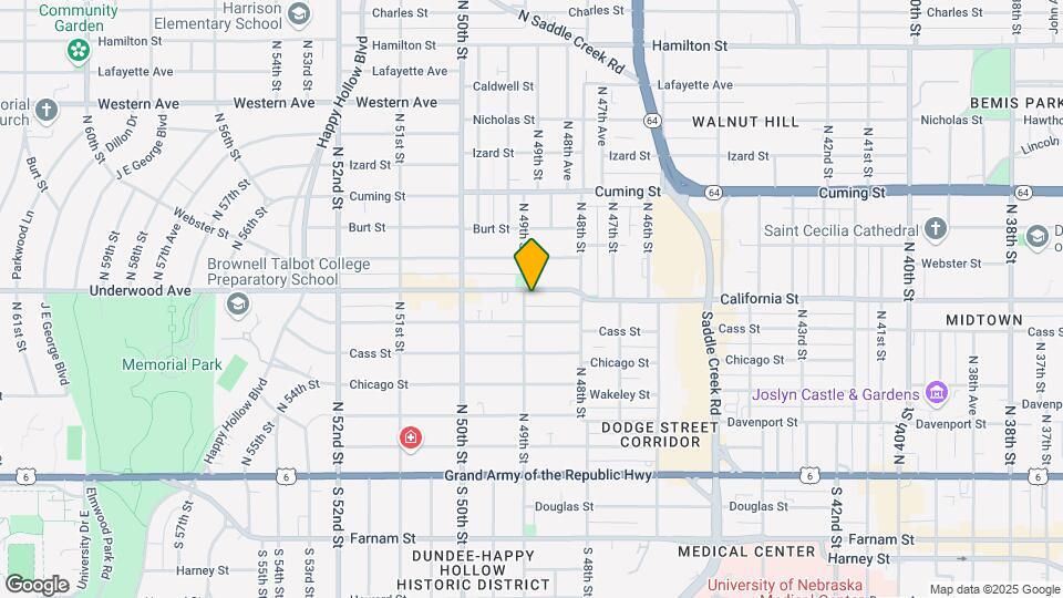 4821 Underwood Ave Mapa y Detalles de la Ubicación