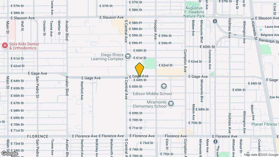 1159 E 64th St Mapa y Detalles de la Ubicación