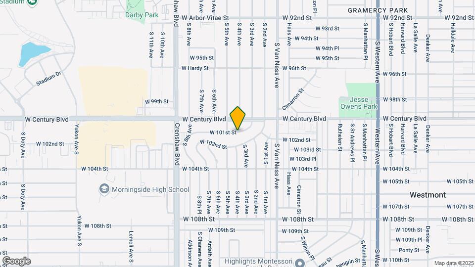 2504 W 101st St Map and Location Details