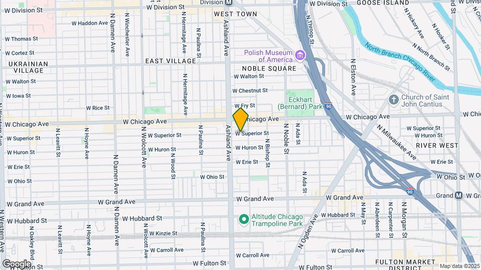 1513 W Superior St Map and Location Details