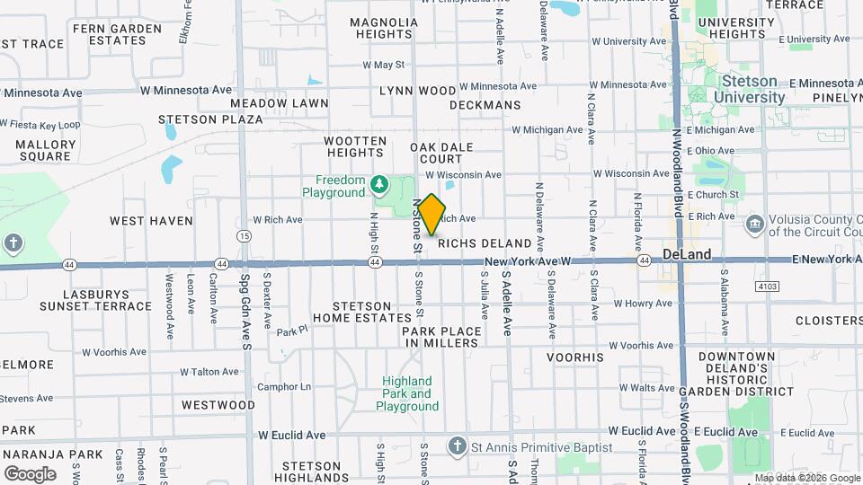 621 W Indiana Ave Map and Location Details