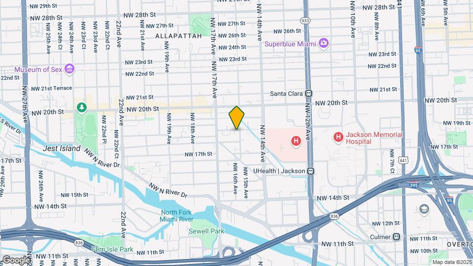 1878 NW 15th Ave Map and Location Details