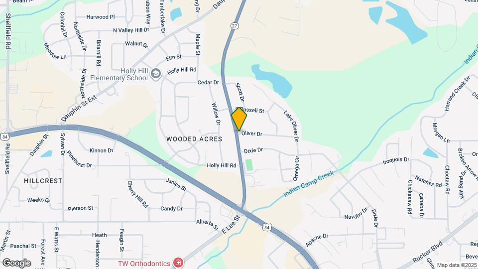 102 Oliver Dr Map and Location Details