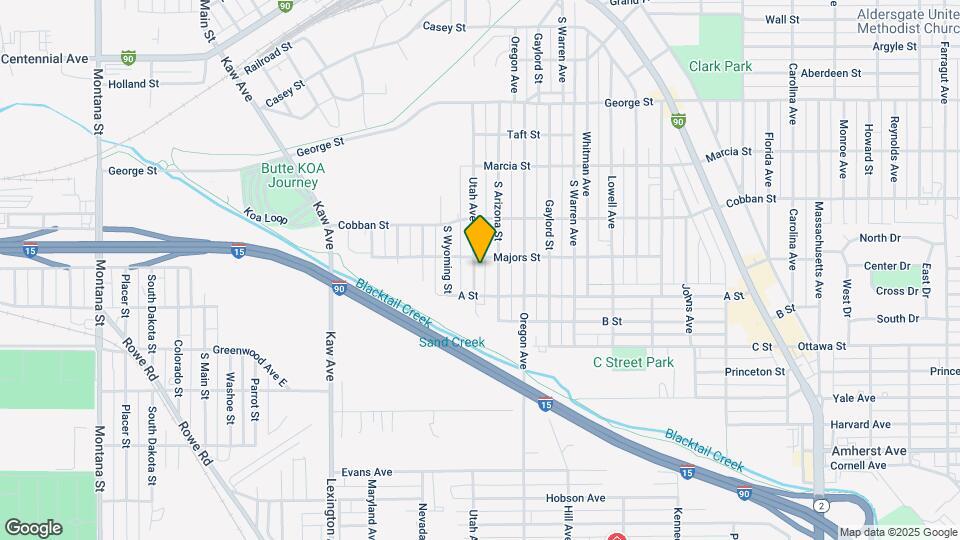 2116 Utah Ave Map and Location Details