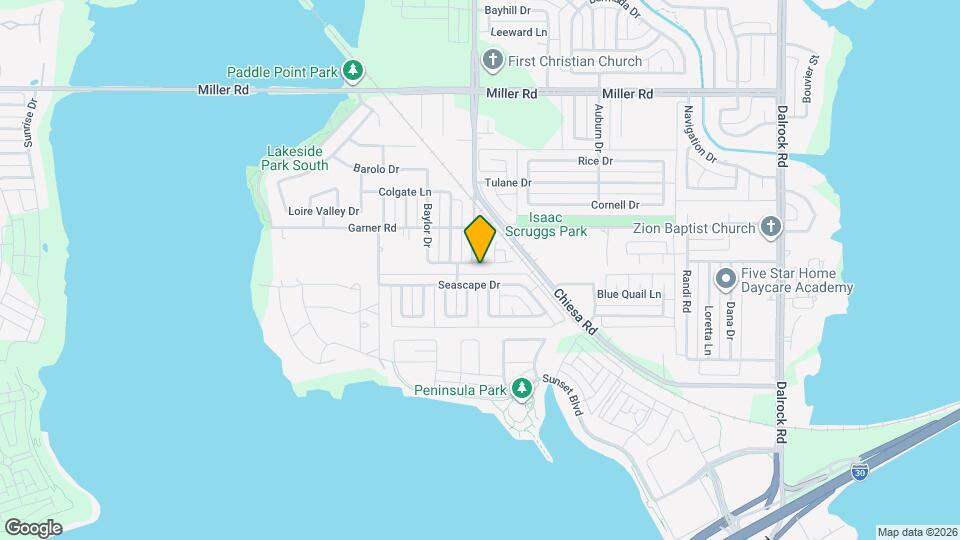 7406 Amherst Dr Map and Location Details