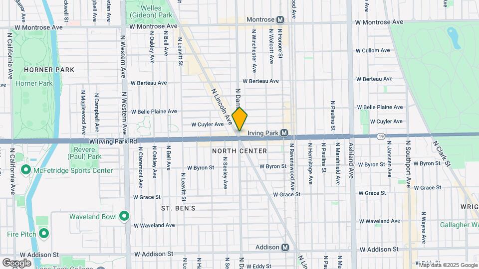 4003 N Damen Ave Mapa y Detalles de la Ubicación