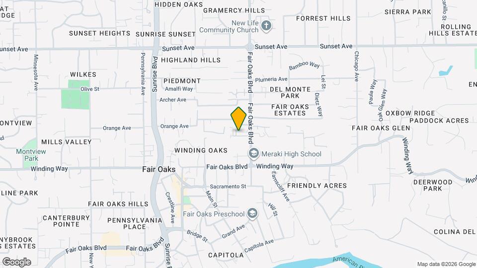 8071 Via de Palmas Ln, Unit 1 Map and Location Details