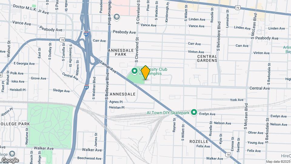 1388 Central Ave Map and Location Details