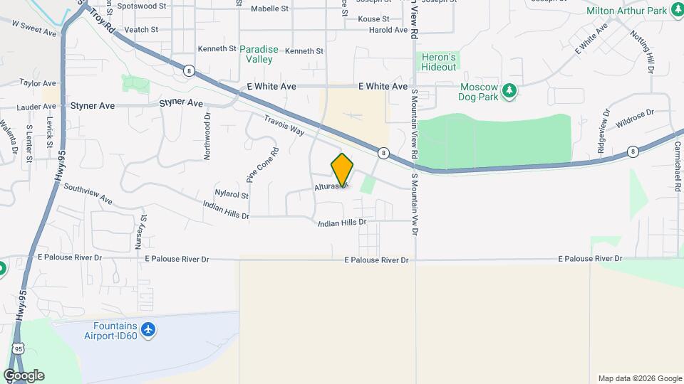 1041 Alturas Dr Map and Location Details