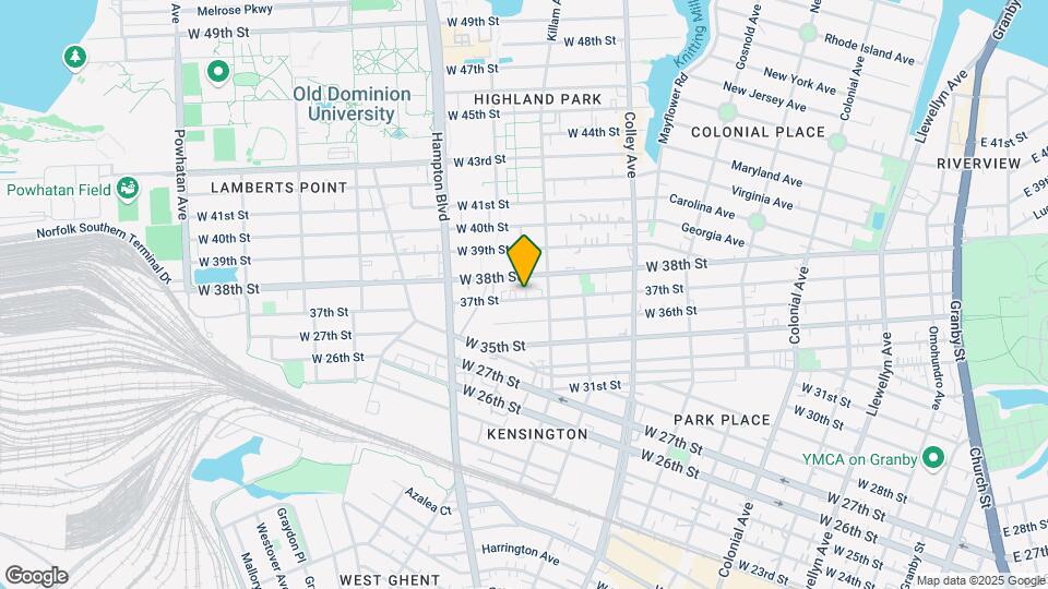 1020 37th St Map and Location Details