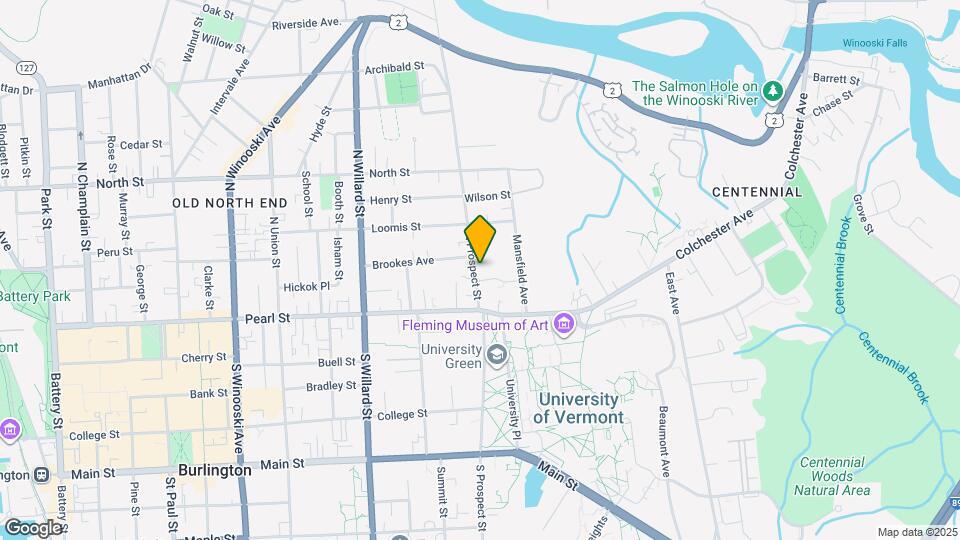 42 N Prospect St Mapa y Detalles de la Ubicación