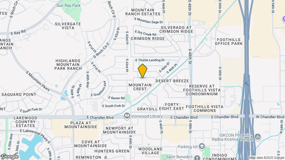4435 E Cathedral Rock Dr Map and Location Details