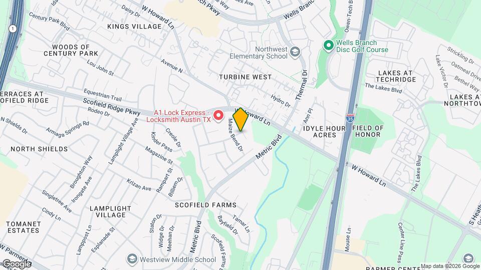 2000 Maize Bend Dr Map and Location Details