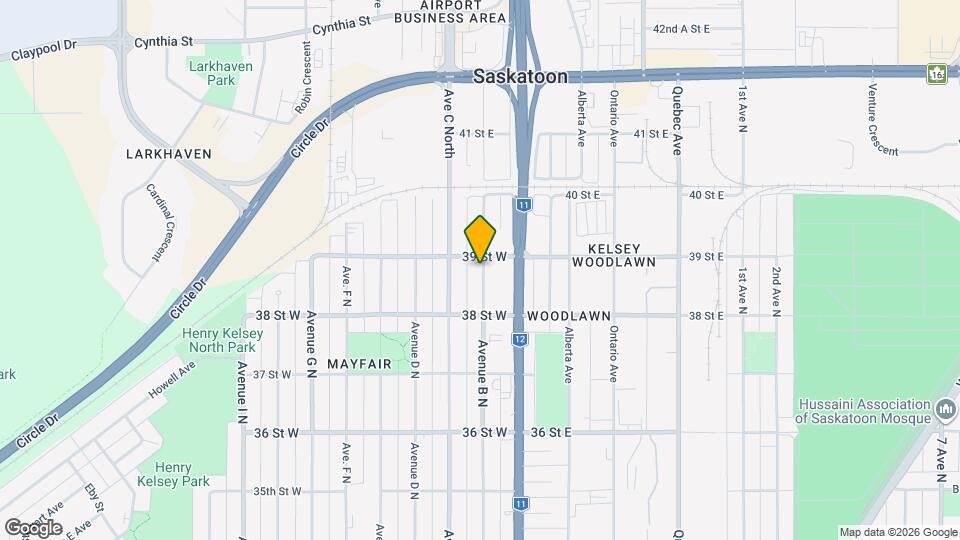 1731 Avenue B N Map and Location Details