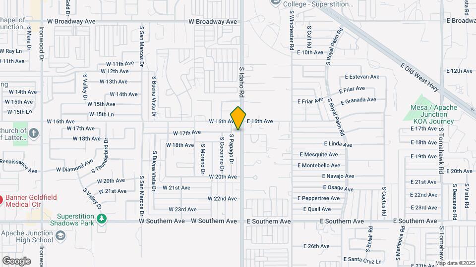 1726 S Idaho Rd Map and Location Details