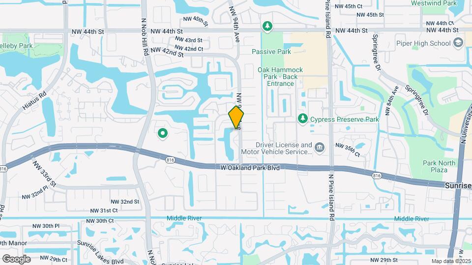 3601 NW 94th Ave Map and Location Details