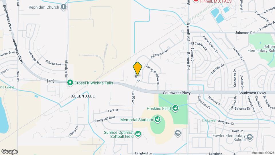 4611 Misty Valley W Map and Location Details