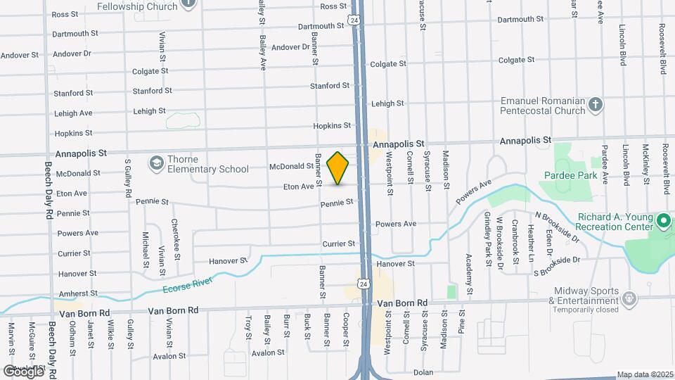 24117 Eton Ave Map and Location Details