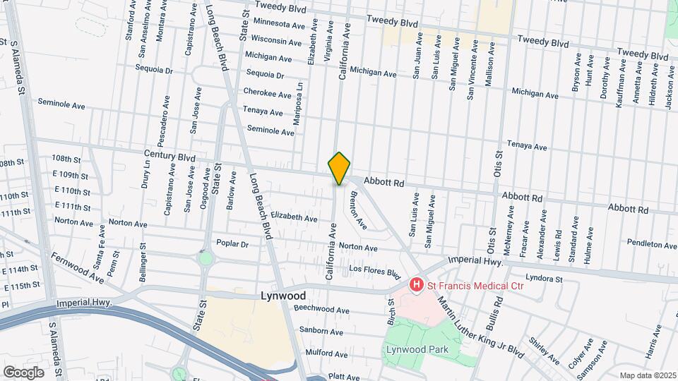 10748-10752 California Ave Map and Location Details