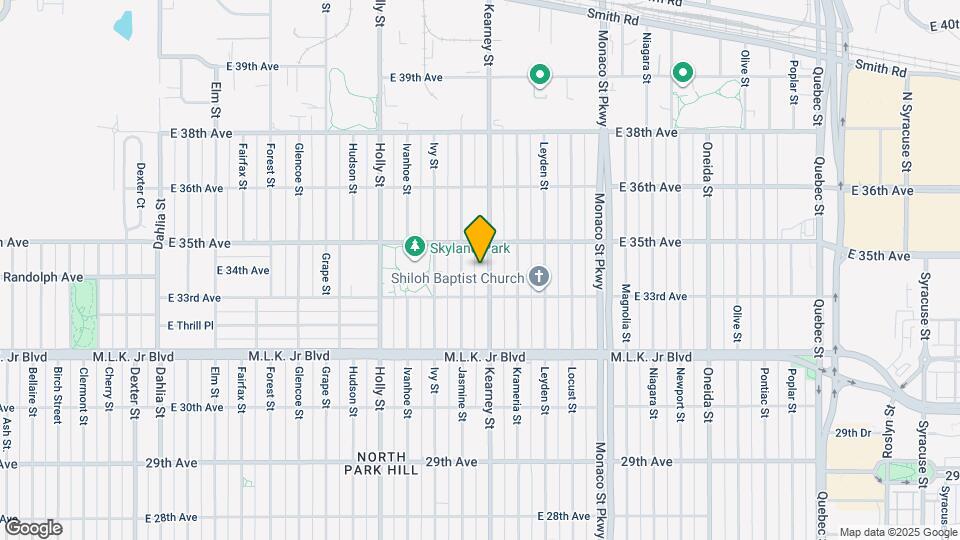 3343 Kearney St Map and Location Details