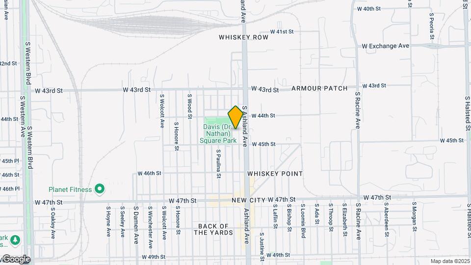 4433 S Marshfield Ave Map and Location Details