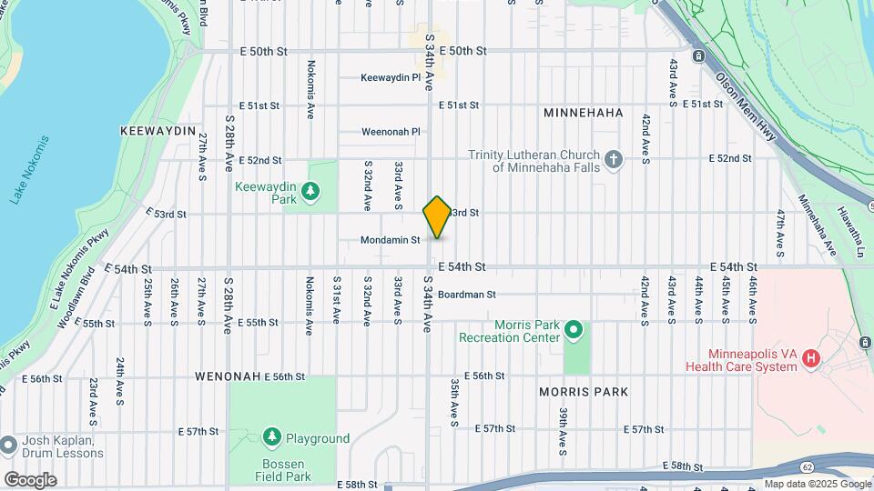 5337 S 34th Ave Map and Location Details