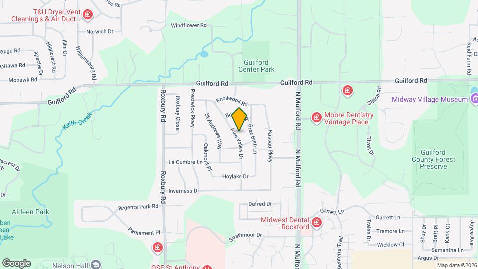 1011 Pine Valley Dr Map and Location Details