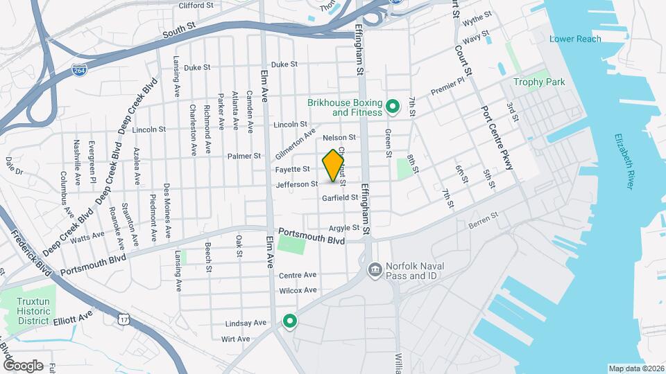 919 Jefferson St Map and Location Details