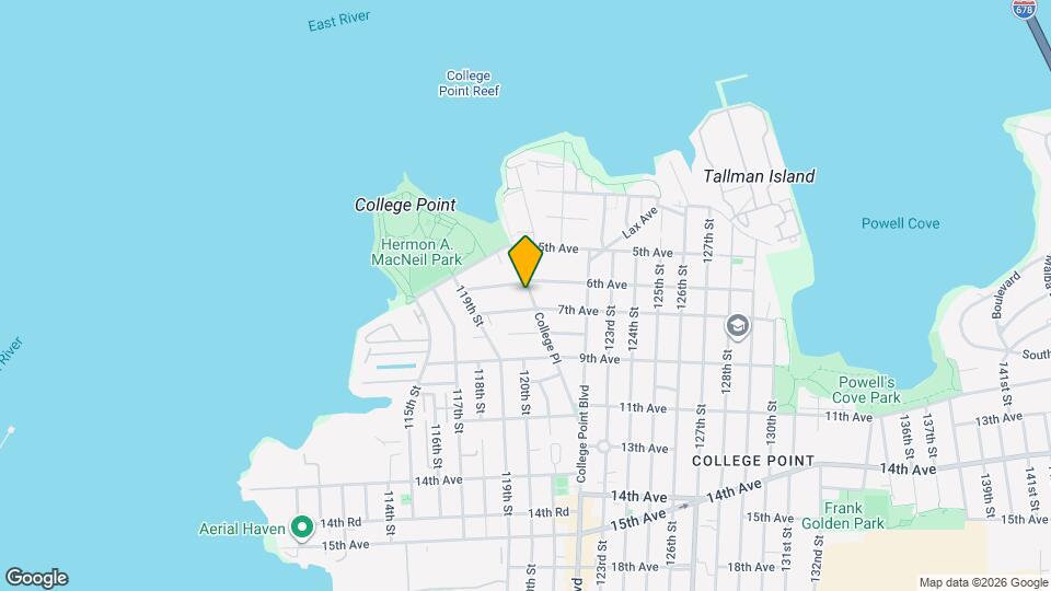 6-12 College Pl Map and Location Details