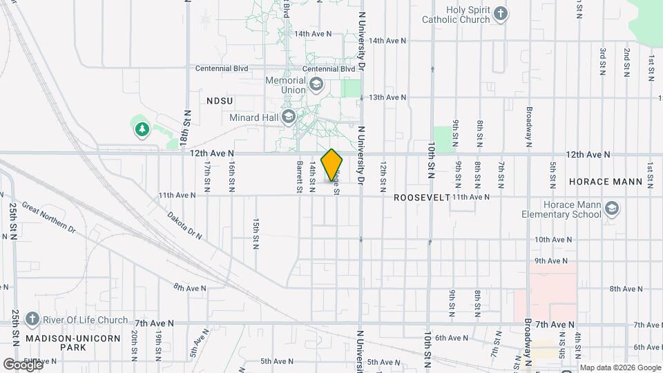 1110 College St, Unit 3 Map and Location Details