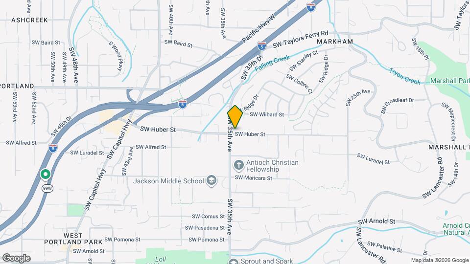 10054 SW 35th Ave Map and Location Details