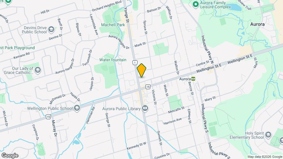 15277 Yonge St Map and Location Details